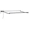 vidaXL Electric Retractable Awning Frame Anthracite 3.5 x 2.5 m