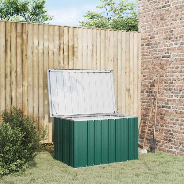 vidaXL Garden Storage Box Green 109x67x65 cm