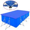 vidaXL Pool Covers 2 pcs PE Rectangular 90 g/sqm 400x207 cm