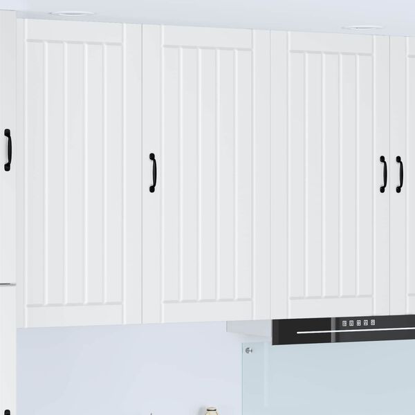 vidaXL Dishwasher Panel Lucca White 50 x 31 x 100 cm Engineered Wood