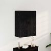 vidaXL Wall-mounted Cabinet Wall-mounted Black Oak 69.5 x 34 x 90 cm