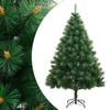 vidaXL Artificial Hinged Christmas Tree with Stand 150 cm