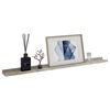 vidaXL Wall Shelves 2 pcs Concrete Grey 100x9x3 cm