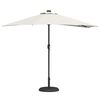 vidaXL Garden Parasol Sand 294 x 150 x 224 cm Polyester and Steel