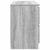 vidaXL TV Cabinet Grey Sonoma 100x35x54 cm Engineered Wood