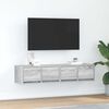 vidaXL TV Cabinets 2 pcs Grey Sonoma 60x31x25,5 cm Engineered Wood
