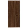 vidaXL Wall Mounted TV Cabinet Brown Oak 40x34,5x80 cm