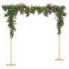vidaXL Wedding Arch Gold 338 x 35 x 300 cm Steel