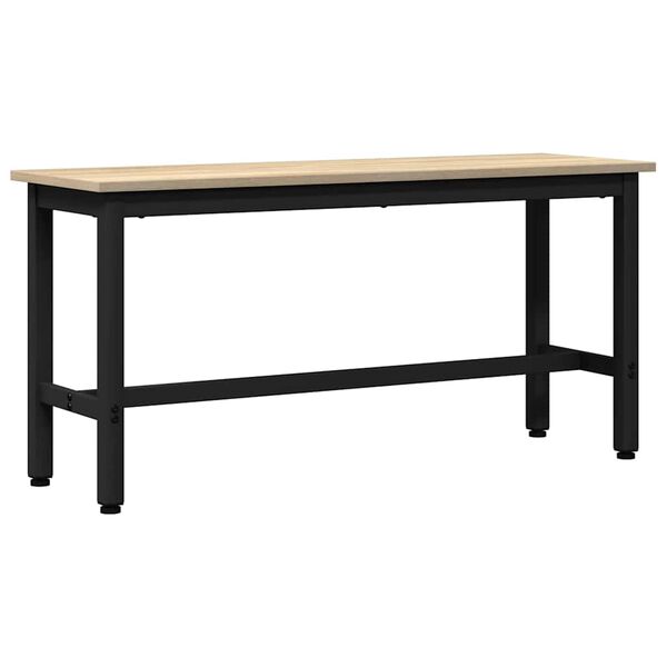 vidaXL Dining Bench Sonoma Oak 100 x 32.5 x 48.5 cm