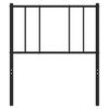 vidaXL Metal Headboard Black 90 cm