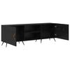 vidaXL TV Cabinet Black oak 150 x 30 x 50 cm Engineered wood