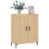 vidaXL Sideboard Sonoma Oak 69.5x34x90 cm Engineered Wood