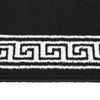 vidaXL Runner Rug BCF Black with Motif 100x300 cm
