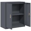 vidaXL Storage Cabinet Anthracite 80 x 40 x 90 cm Steel