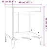 vidaXL Bedside Cabinets 2 pcs White 40x35x50 cm
