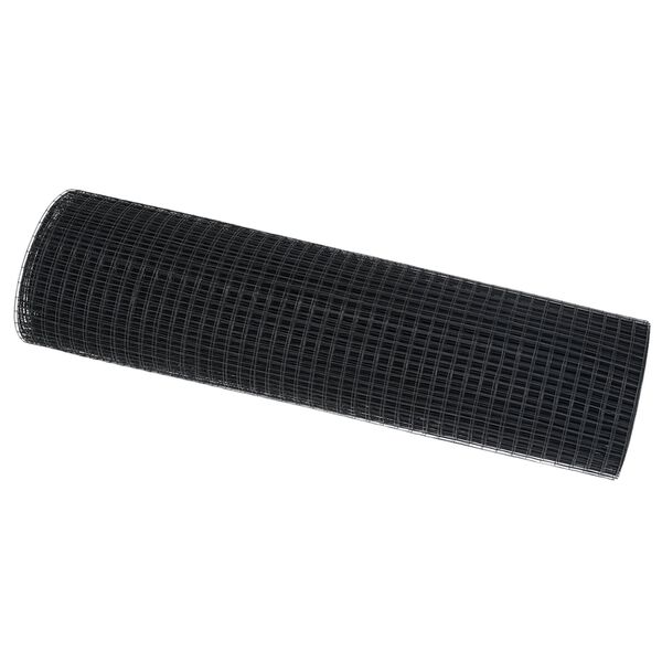 vidaXL Welded Wire Fence Grey 0.8 x 25 m Steel