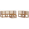 vidaXL Outdoor Sofa Set 6 pcs Natural Solid Acacia Wood