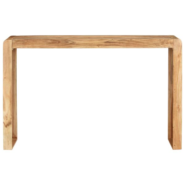 vidaXL Console Table 120x30x76 cm Solid Acacia Wood