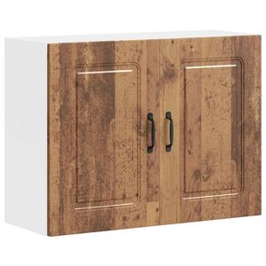 vidaXL Kitchen Wall Cabinet "Kalmar" Old Wood Engineered Wood