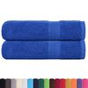 vidaXL Bath Towels "FROGN" 2 pcs Blue 100x150 cm 360 gsm