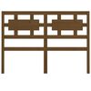 vidaXL Bed Headboard Honey Brown 125.5x4x100 cm Solid Wood Pine