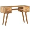 vidaXL Writing Desk | Varies by piece | Solid mango wood | 115x47x76 cm
