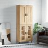vidaXL Highboard Sonoma Oak 69.5x34x180 cm Engineered Wood