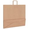 vidaXL Paper Bags 50 pcs with Handles Brown 54x15x49 cm