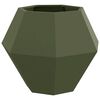 vidaXL Planter 2 pcs Olive Green 75 x 75 x 60 cm Steel