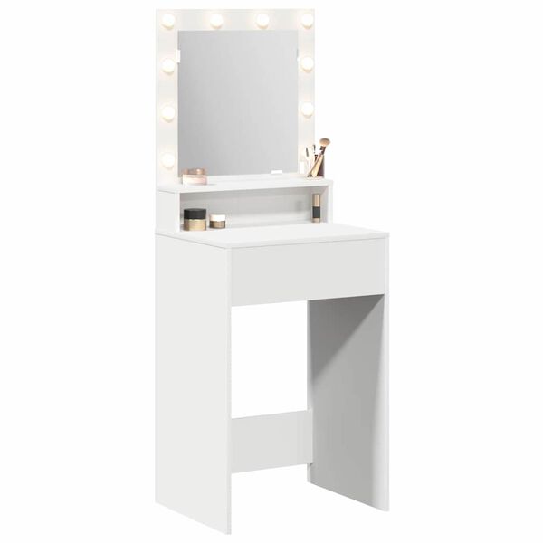 vidaXL Dressing Table White 50 x 41 x 135 cm Engineered Wood