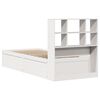 vidaXL Bed Frame without Mattress White 90x190 cm Single Solid Wood Pine