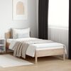 vidaXL Bed Frame without Mattress 100x200 cm Solid Wood Pine