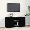 vidaXL TV Units Black 100 x 34 x 50 cm Engineered wood