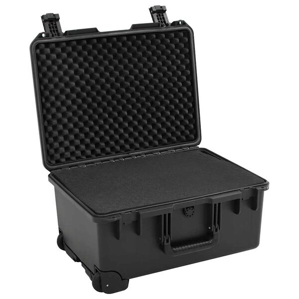 vidaXL Portable Flight Case Black 54x41.5x29 cm PP