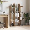 vidaXL Book Cabinet Artisan Oak 86x25.5x140 cm Engineered Wood