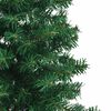vidaXL Corner Artificial Christmas Tree Green 150 cm PVC and Metal