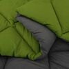 vidaXL Summer Duvet Green and Anthracite 200 x 155 cm Microfiber