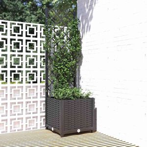 vidaXL Garden Black 40 x 40 x 136 cm