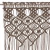 vidaXL Macrame Curtain Taupe 140x240 cm Cotton