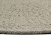 vidaXL Placemats 4 pcs Plain Grey 38 cm Round Cotton