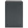 vidaXL Digital Safe with Lock Dark grey 35 x 31 x 50 cm Steel