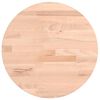 vidaXL Table Top &Oslash;30x2.5 cm Round Solid Wood Beech
