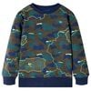 vidaXL Kids' Sweatshirt Dark Khaki Melange 128