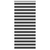 vidaXL Zebra Blind Black 110x200 cm Fabric Width 105.9 cm Polyester