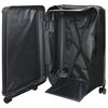 vidaXL Suitcase Folding with Lock Black 50 x 30 x 76 cm ABS Plastic