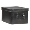 LABEL51 Storage Box "Media" 27x21x16 cm L Antique Black