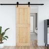 vidaXL Door NARVIK Natural 80 x 210 cm Solid Pine Wood