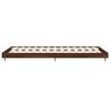 vidaXL Bed Frame without Mattress Brown Oak 90x200 cm Engineered Wood