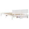 vidaXL Bed Frame with Drawers without Mattress White 160x200 cm