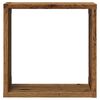 vidaXL Wall Cube Shelves 4 pcs Old Wood 30x15x30 cm Engineered Wood